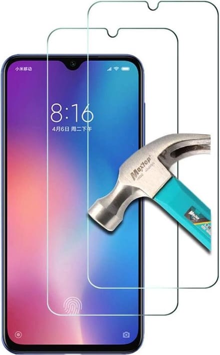 Screenprotector Glas - Tempered Glass Screen Protector Geschikt voor: Xiaomi Mi 9 SE - 2x