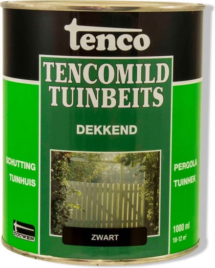 Tenco Tencomild Tuinbeits Dekkend Zwart 1l