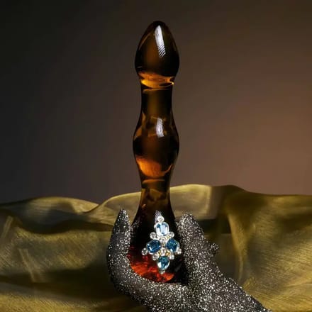 Shiri Zinn | Amber Swarovski Glazen Dildo | Unieke Dildo Kopen?