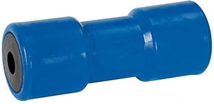 Centrale Rol Blauw 200 mm met 21 mm Gatdiameter