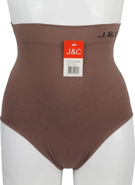 Dames tailleslip corrigerend Bruin J&C - maat S/M