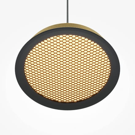 Maytoni LED hanglamp El, Ø 15,3 cm, goud, aluminium