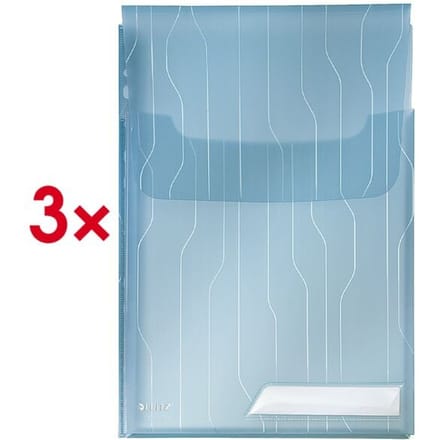 Leitz CombiFile stofklepmap Polypropyleen (PP) Blauw
