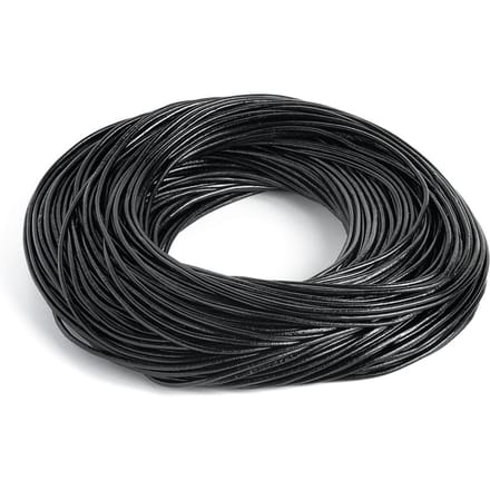 VBS Lederen lint, 50 m - Zwart