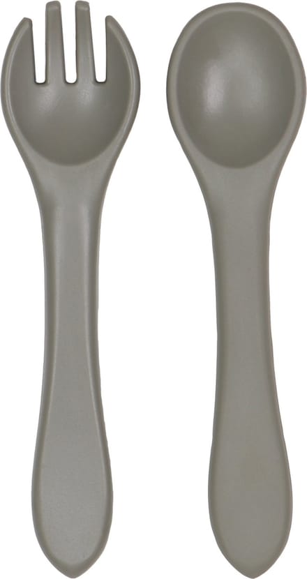 Tryco Olive Gray Siliconen Kinderbestek TR-392810