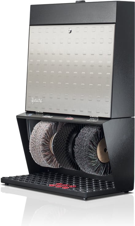 Heute Polifix 3 - Schoenpoetsmachine - Embossed V2A - Steel - Black