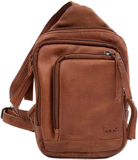 Bear Design Katinka Crossbodytas Kleine Leer - Cognac