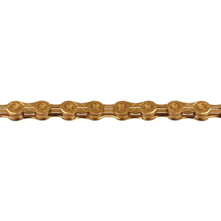 KMC X10EL Silver / Goud Fietsketting - X10EL Ti-N GOUD 114L
