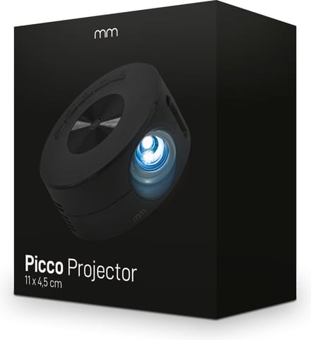 MikaMax Picco Projector - Mini LED Beamer 120"voor Smartphone met USB Power en Speaker