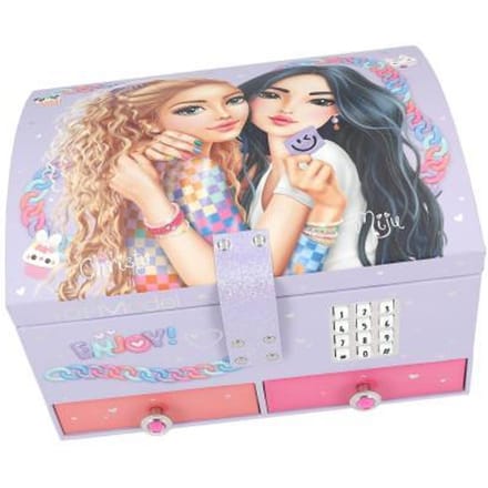 Top Model TOPModel grote sieradendoos met code en geluid Opmaken en sieraden