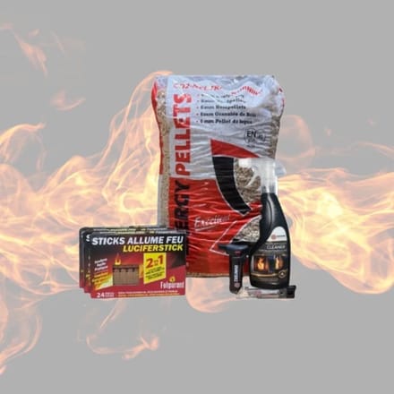 Starterspakket voor buitenhaard - incl lucifersticks