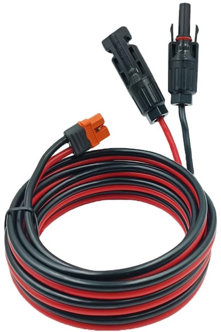Zonnepaneel naar XT60i Kabel 3 Meter: 12 AWG Adapter voor Draagbare Powerstations