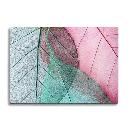Glassnijplank - Tropisch Blad - Glazen - Snijplanken - 35×25 cm - 4 mm