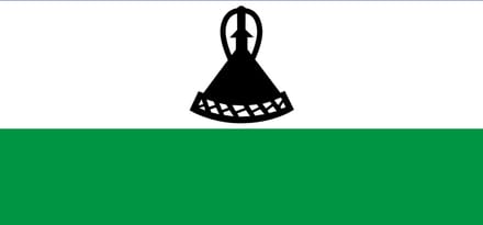 Vlag Lesotho 100x150cm - Glanspoly