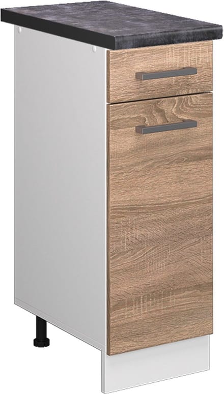 Vicco R-Line Keukenonderkast – 30 cm, WB Antraciet Sonoma