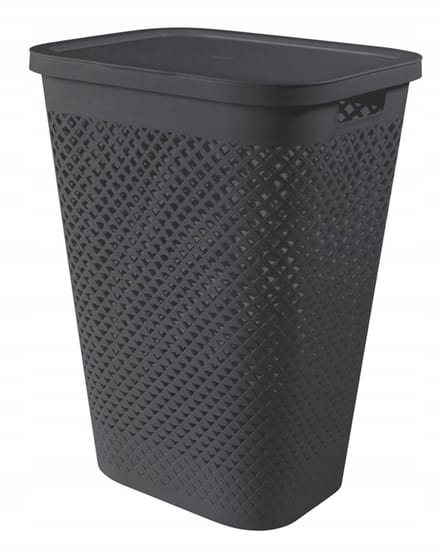Curver PURE Wasmand 55L Donkergrijs