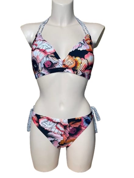 Beachlife - California Poppies Bikini Set - Maat Top 40D + Slip Mt 40