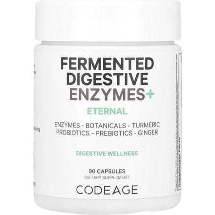 Codeage, Enzyme Digestive Fermentée+, 90 Capsules