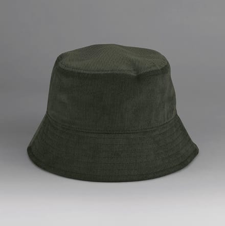 Bucket Hat/Bob van Ribstof/fluweel, Forest Green/Groen, maat L/XL