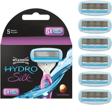 Zijdezachte scheermesjes voor dames - 6 stuks voor optimale hydratatie
