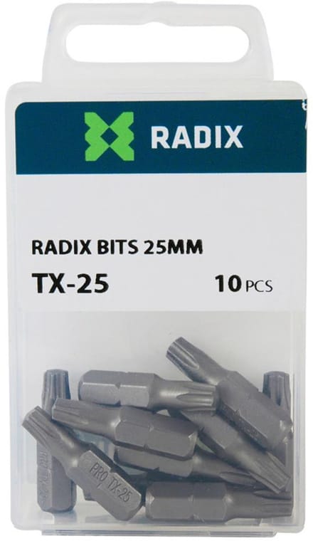 Radix - Schroefbit TX25 (10 stuks)