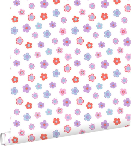 ESTAhome behang bloemetjes meerkleurig - 50 x 900 cm - 131571