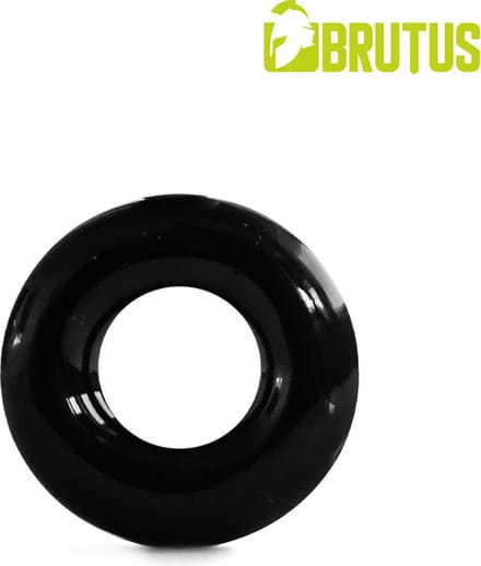 Brutus - Stretto - Dikke Rekbare Cockring - Zwart