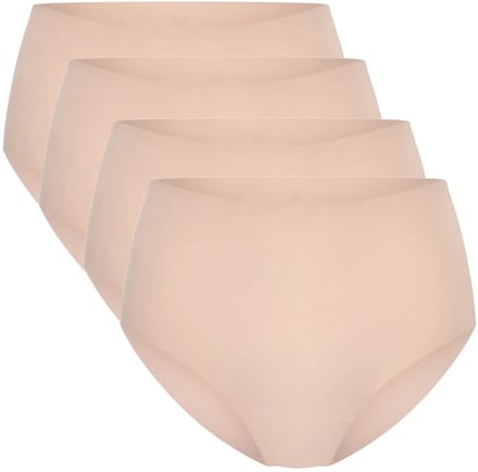 Beeren dames maxi slips Invisible - 4-pack Nel - maat L/XL - caffè latte