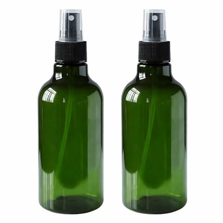 Dailygoods- Sprayfles 250ml - Set van 2 - Plastic - Leeg - Herbruikbaar - Geschikt voor parfum/cosmetica - Eenvoudig te vullen - Atomizer
