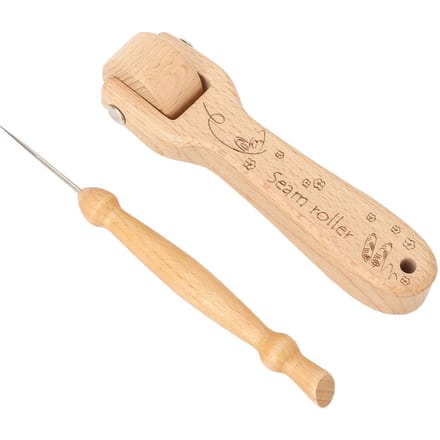Naairoller Beukenhout Ergonomische Multifunctionele Quilting Naadroller voor Thuis beige
