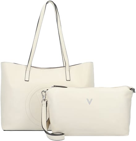VALENTINO Shopper Schoudertas Selena Re Shopping Bag Ecru Beige