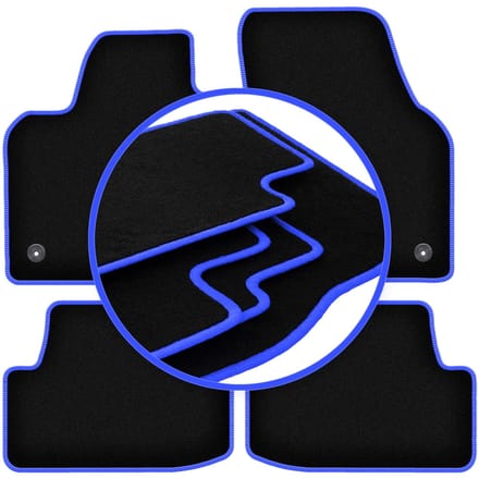 CARLUX-BLUE automatten voor: Volkswagen Polo VI hatchback (2017-)