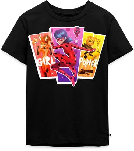 Miraculous Girl Power Ladybug Superheld Premium T Shirt Kinderen