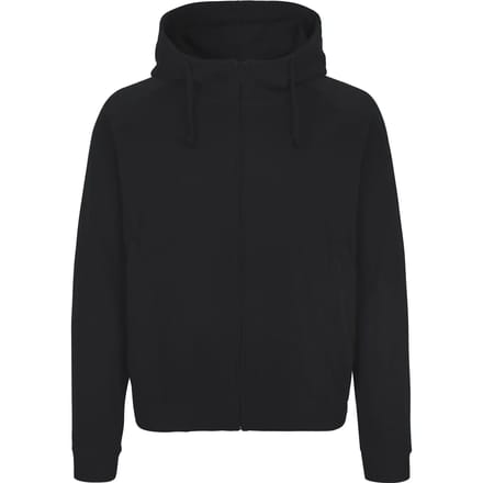 Unisex Hoodie met capuchon en rits Black - M