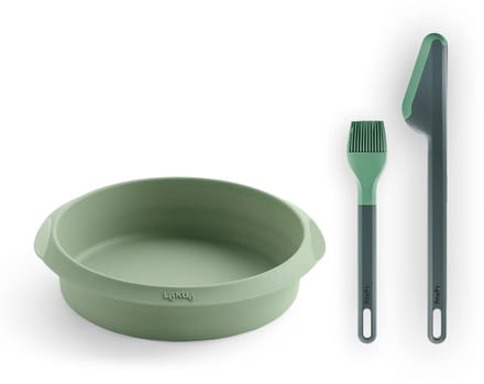 Lékué Airfryer Set - Incl Bakvorm, Keukentang en Bakborstel - Green