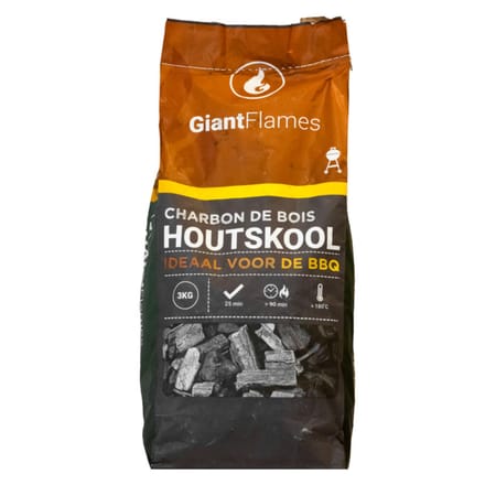 Giant flames fsc houtskool 3 kg.