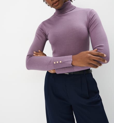 Starry Indigo - Dames Coltrui / Ladies Turtleneck Sweater