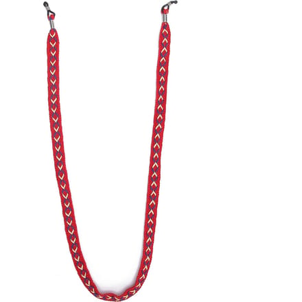 Gebreide Exquise Brillenketting Elegant Draagbaar Zonnebril Lanyard Riem Accessoire red