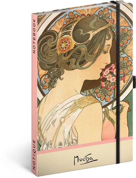 Alphonse Mucha Notitieboek A5 Primrose