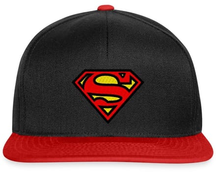 Superman Logo S-Shield Borduurwerk Snapback cap