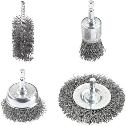 kwb Draadborstelset voor boormachines 597530 4 stuk(s)