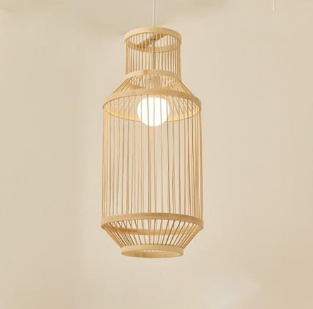 Fine Asianliving Bamboe Hanglamp D25xH47cm Myrle