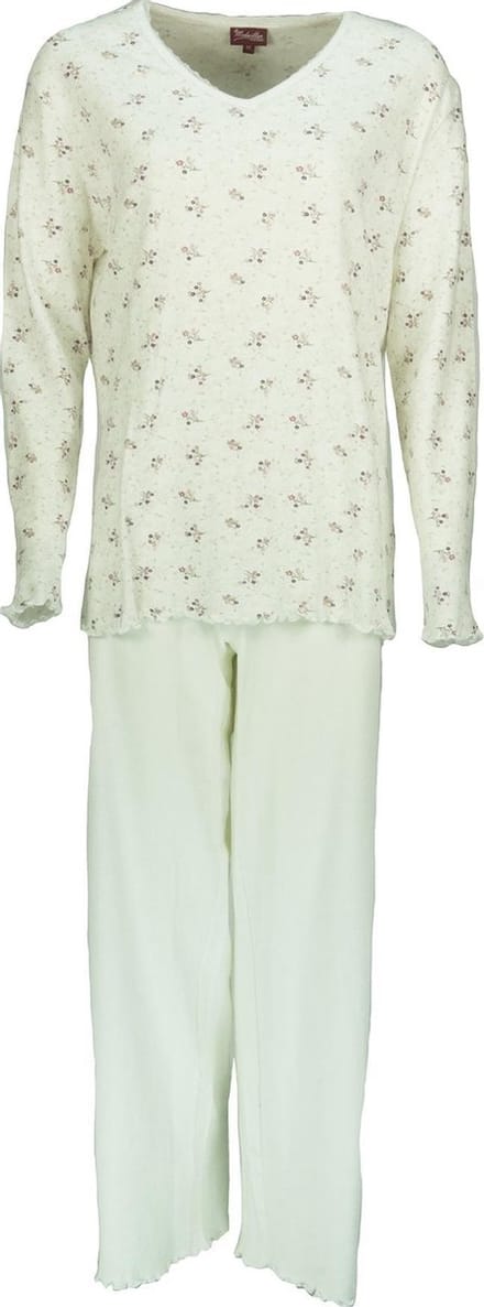 Medaillon Dames Pyjama - Doorknoop - Donker Blauw - Maat XL