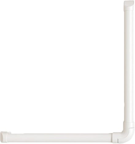 Badkamer Greep - Veiligheidshandgreep Wandbeugel - Ondersteuning Mobiliteit - Antislip Hars Buis - 64x64cm - Wit