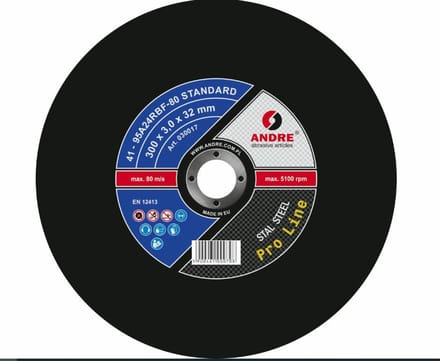 Andre Standard Pro Line - Doorslijpschijf - Met 300mm - 3,0mm Dikte - 32mm Asgat