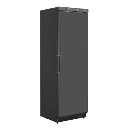 Nisbets essentialsupright vriezer zwart - 365L