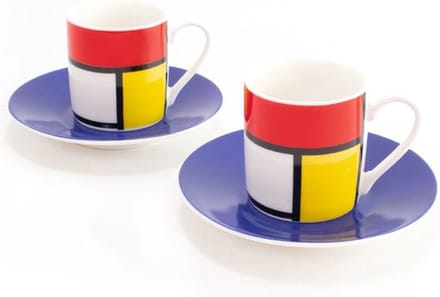 Espresso set , Mondriaan