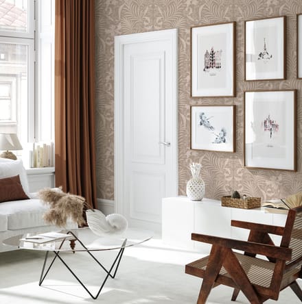 Annet Weelink Donna Floral Beige   8945004824462   Behang