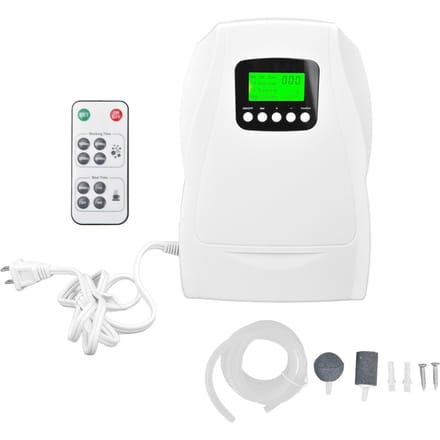Ozon Ionisator Reiniger Draagbare Multifunctionele O3 Generator voor Lucht Voedsel 500mg/h white