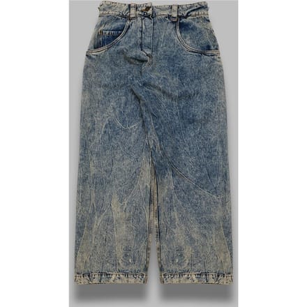 achterwaartse jeans geweven